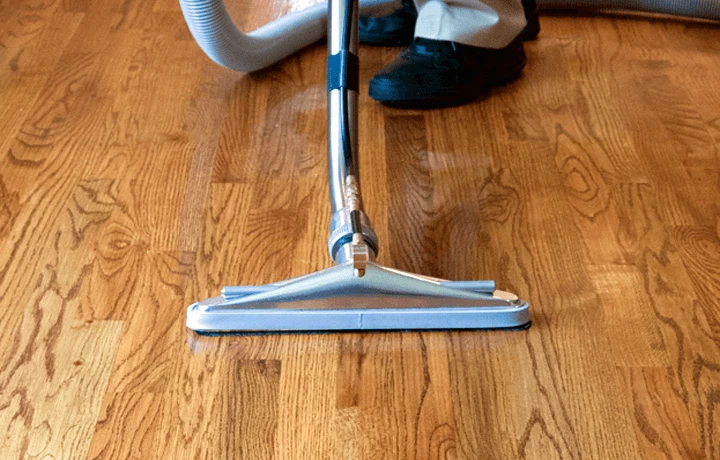 Clean Hard Floors with steam cleaner