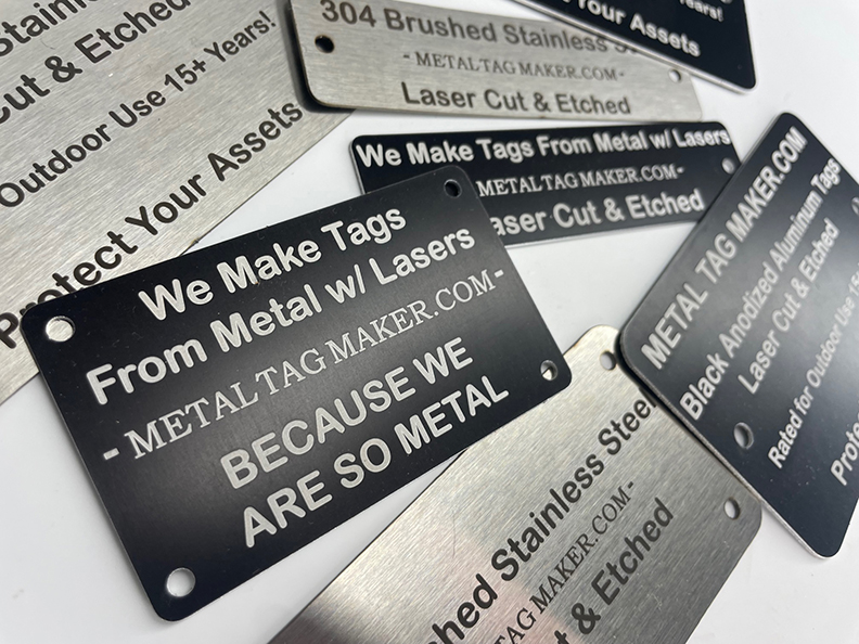 metal engraved labels